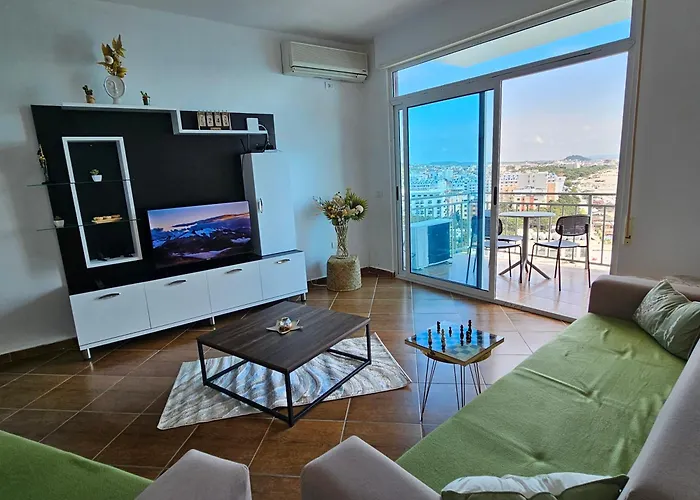 Seaside Escape With Stunning Sea View Apartment Durrës